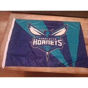 Official NBA Charlotte Hornets 3x5 Man Cave Flag Tailgating Banner